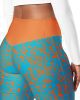 all over print flare leggings white right back 669bbf205a838 | Bikini Junction