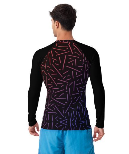 all over print mens rash guard white back 669bc126cd5e4 | Bikini Junction