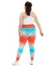 all over print plus size leggings white back 66a7048332bf0 | Bikini Junction