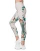 all over print recycled crossover leggings with pockets white left 66a70d018e5e9 | Bikini Junction