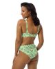 all over print recycled high waisted bikini white left back 66a33d5051a72 | Bikini Junction