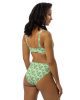 all over print recycled high waisted bikini white right back 66a33d5051cde | Bikini Junction