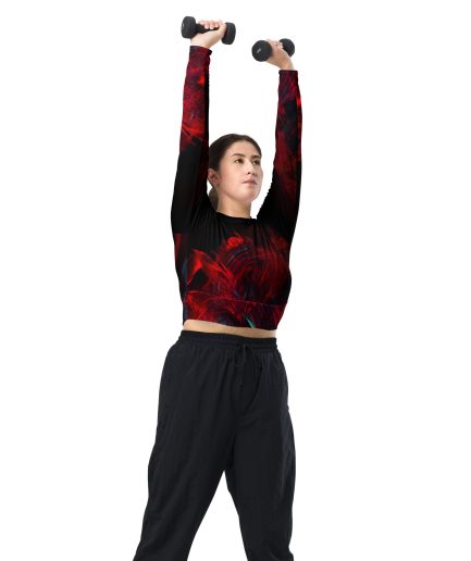 ZenMotion Long-sleeve Crop Top