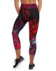 all over print yoga capri leggings white back 669b328522f4a | Bikini Junction