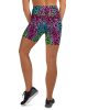 all over print yoga shorts white back 669b4c600f46e | Bikini Junction