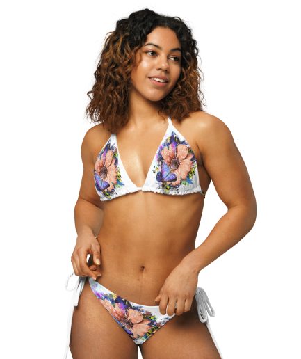 all over print recycled string bikini white front 66c4737fc150f | Bikini Junction