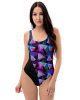 all over print one piece swimsuit white front 66d69f218e4a1 | Bikini Junction