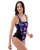 all over print one piece swimsuit white right 66d69f218f204 | Bikini Junction