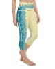 all over print yoga capri leggings white right front 66d688341594f | Bikini Junction